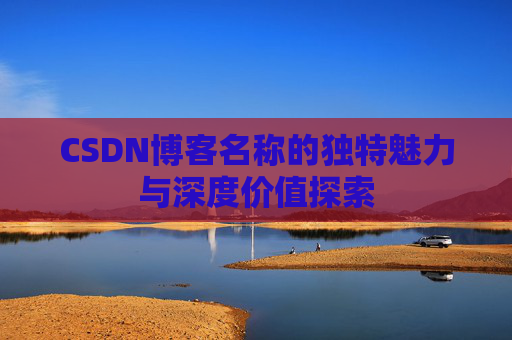 CSDN博客名称的独特魅力与深度价值探索